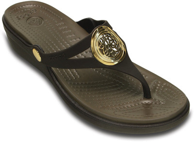

Crocs Women Brown Wedges