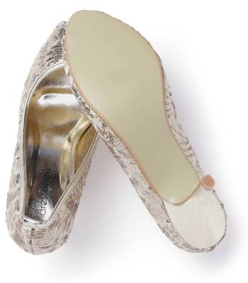 Dressberry Women Gold Heels
