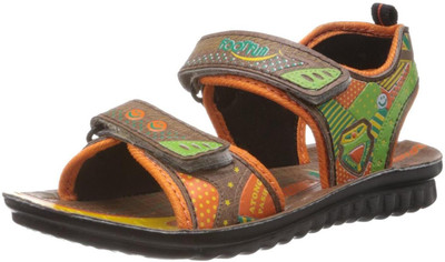 

Footfun by Liberty Boys & Girls Velcro Strappy Sandals(Brown