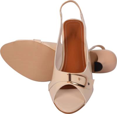 Cocoon Women Beige Heels