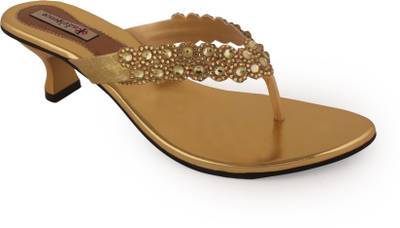 Indulgence Women Gold Heels