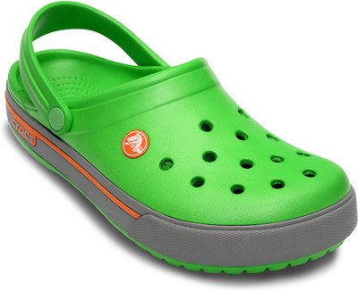 Crocs Men Green Clogs