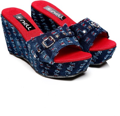 

Nell Women Navy Wedges