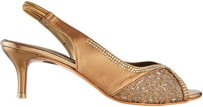Mochi Women 28,Antiq-Gold Heels
