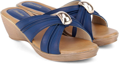 

Bata Women Blue Wedges