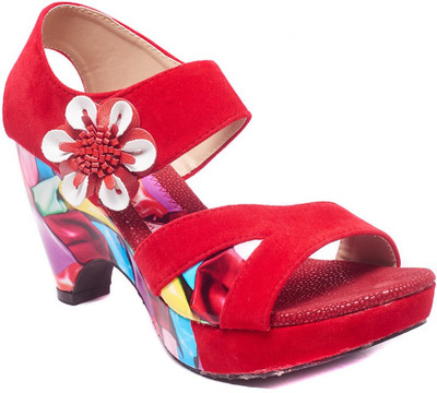 

Dolphin Miles Women Red Heels