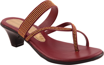 

Adorn Women Maroon Heels