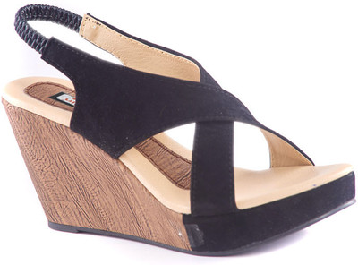 

Dolphin Miles Women Black Wedges