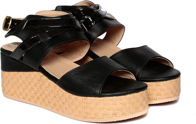 

Adorn Women Black Wedges