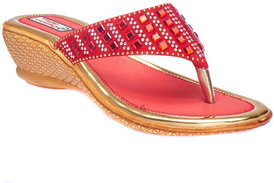 

Dolphin Miles Women Red Wedges