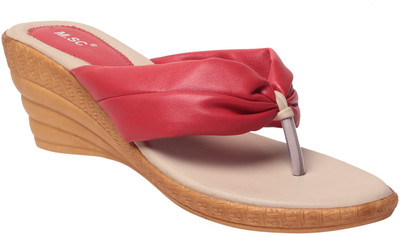 

MSC Women Red Wedges