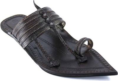 eKolhapuri Men Yellow Sandals