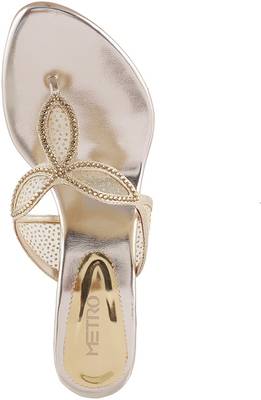 Metro Women 15,Gold Heels