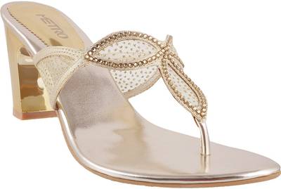 Metro Women 15,Gold Heels