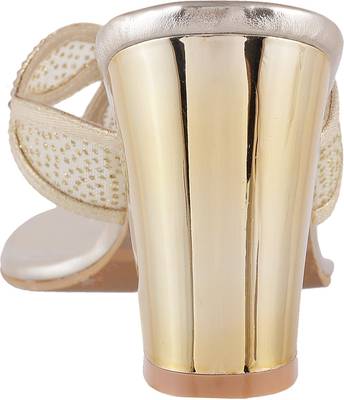 Metro Women 15,Gold Heels