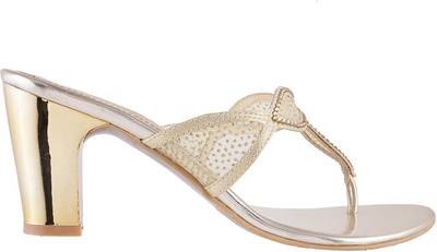 Metro Women 15,Gold Heels