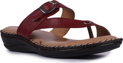 

DJH Women Maroon Wedges