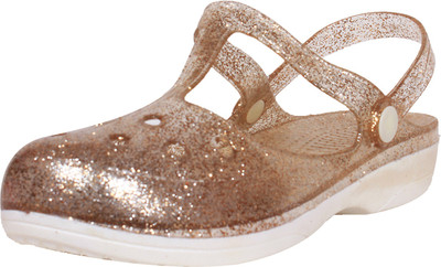 Ole Baby Girls Clogs(Gold