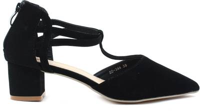 Shuberry Women Black Heels