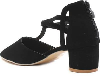 Shuberry Women Black Heels