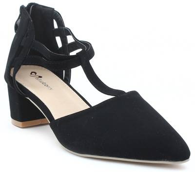Shuberry Women Black Heels