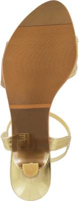 Mochi Women 15,Gold Heels