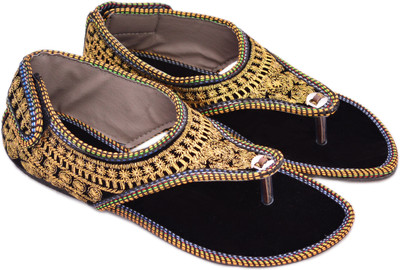 Myra Women Golden Flats