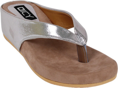 

DICY Women Silver Wedges