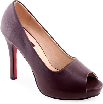 

Shuz Touch Women BROWN Heels