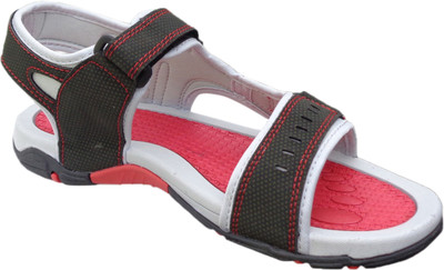 Lancer Men black-red Sports Sandals