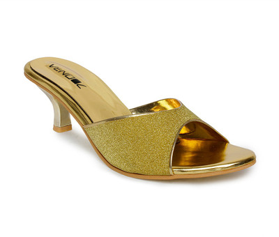 

Vendoz Women Golden Heels