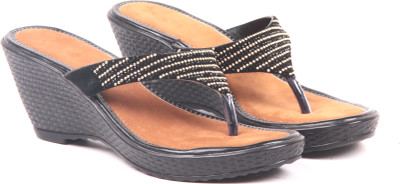

Adorn Women Black Wedges