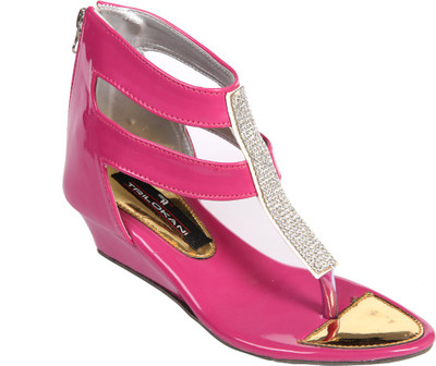 

Trilokani Girls Sports Sandals(Pink