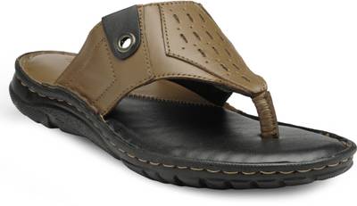 Teakwood Men Black Sandals