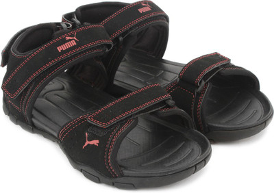 

Puma Men Puma Black-High Risk Red Sports Sandals