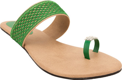 

Royal Collection Women Green Flats