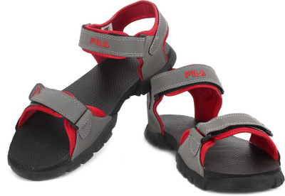

Fila Men GRY/RD Sports Sandals