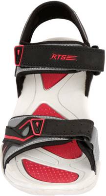 RTS Men Black/Red Sandals
