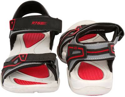 RTS Men Black/Red Sandals