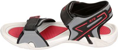 RTS Men Black/Red Sandals