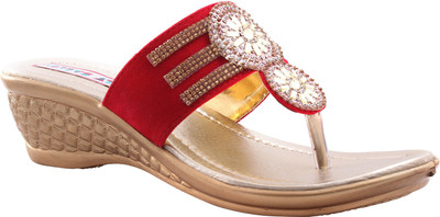 

Belly Ballot Women Red Wedges