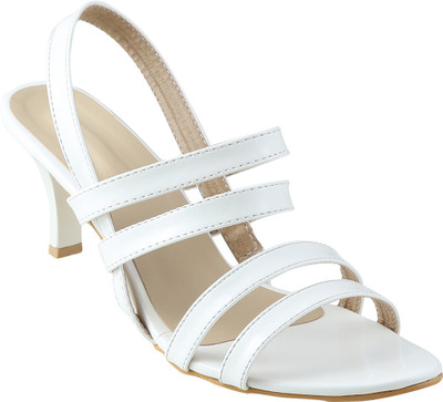 

Go India Store Women White Heels
