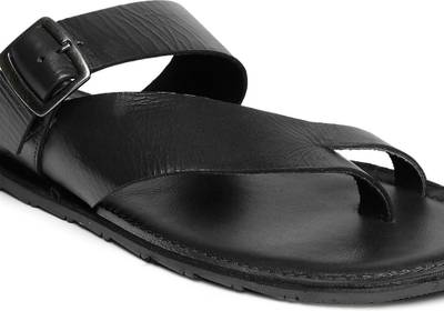 Invictus Men Black Sandals