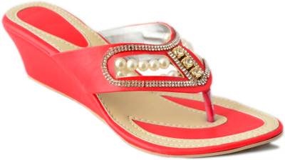 

Myra Women Red Wedges