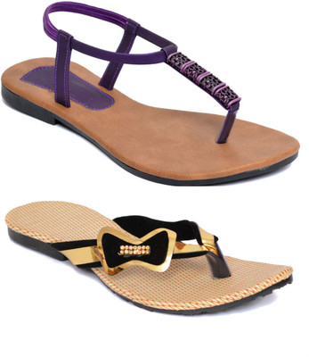 Indirang Women Multicolor Flats