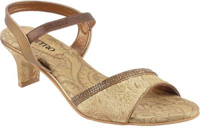 Metro Women 28,ANTIQ-GOLD Heels