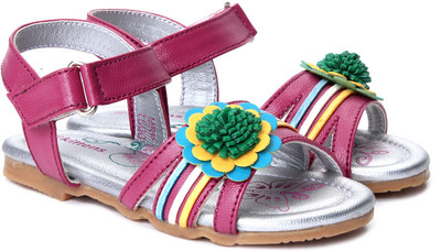 KITTENS Girls Strappy Sandals, Fuschia