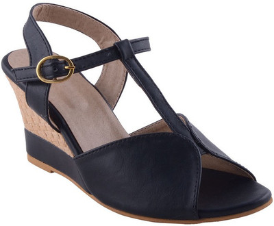 

Adorn Women Black Wedges