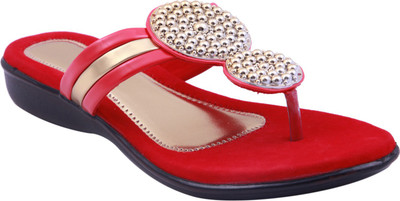 

Adorn Women Red Wedges