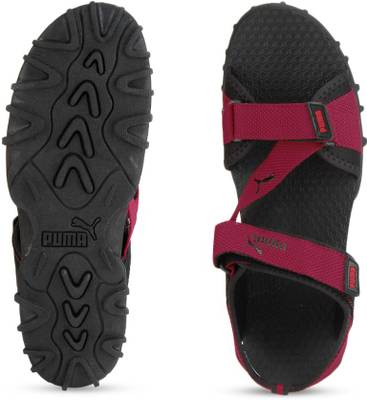 Puma Men Black - red Sports Sandals